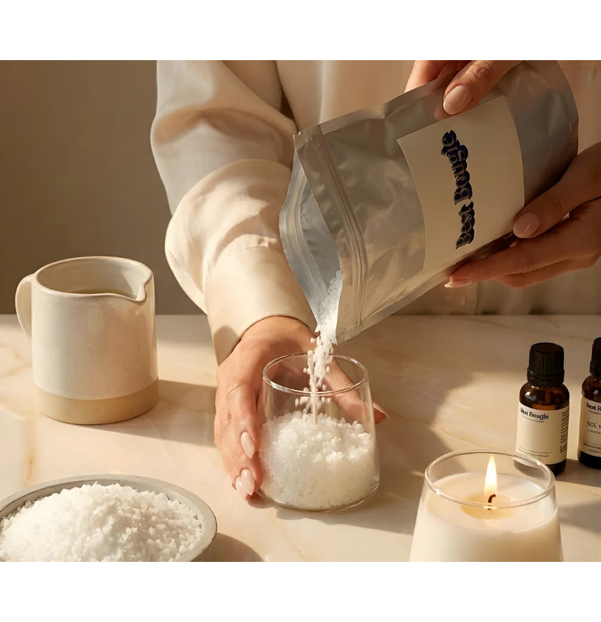 Hochwertiges Wachs Granulat für DIY-Kerzen – Best Bougie Rohstoffe für Kerzengießer