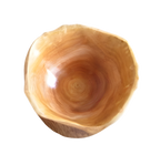 Handgefertigte Naturholz Schale als Kerzenständer – Best Bougie rustikale Wohndeko