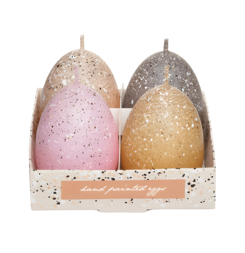 Bunte Osterkerzen in Eiform – Best Bougie hochwertige handgegossene Kerzen für Ostern