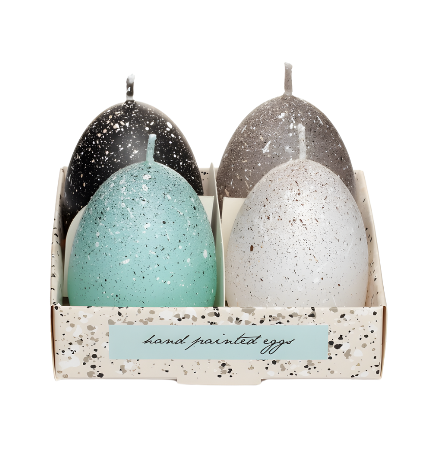 Bunte Osterkerzen in Eiform – Best Bougie hochwertige handgegossene Kerzen für Ostern