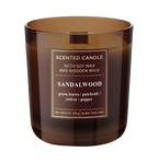 Rustikale langanhaltende Duftkerze Wood Collection mit Holznote – Best Bougie Natur-Design