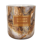Hochwertige Duftkerze Golden Marble im luxuriösen Design – Best Bougie Premium Raumduft