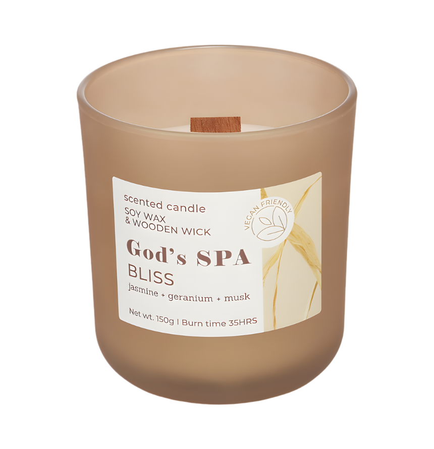 Starke Duftkerze Gods Spa Bliss für Wellness-Atmosphäre – Best Bougie hochwertige Duftkerzen