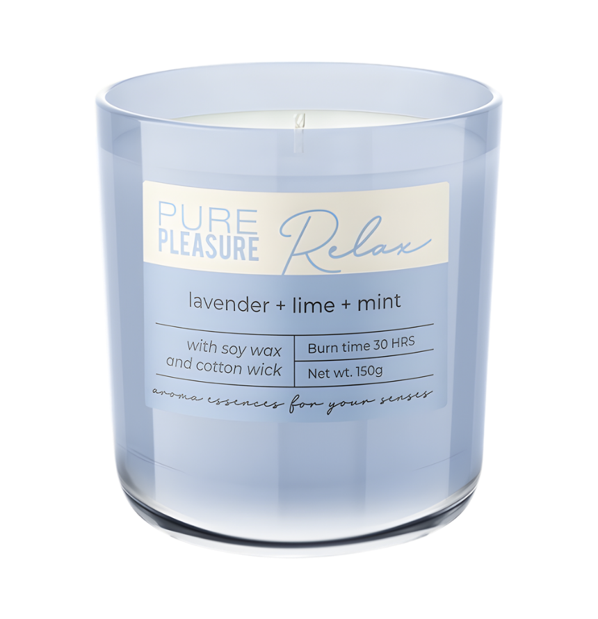 Edle hochwertige Duftkerze Pure Pleasure für Genussmomente – Best Bougie langanhaltend