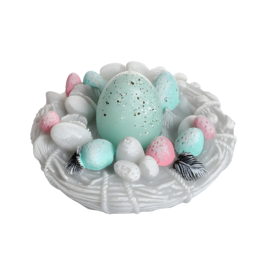 Dekorative Oster-Duftkerze Nestliebe – Best Bougie hochwertige Duftkerzen zum Osterfest