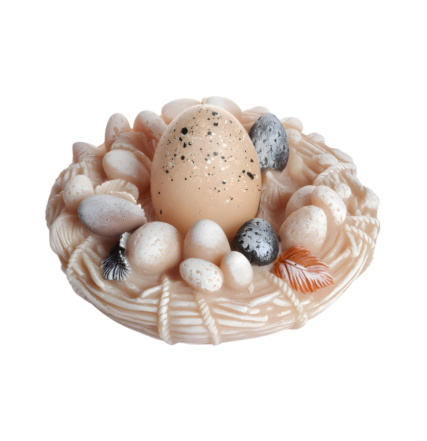Dekorative Oster-Duftkerze Nestliebe – Best Bougie hochwertige Duftkerzen zum Osterfest