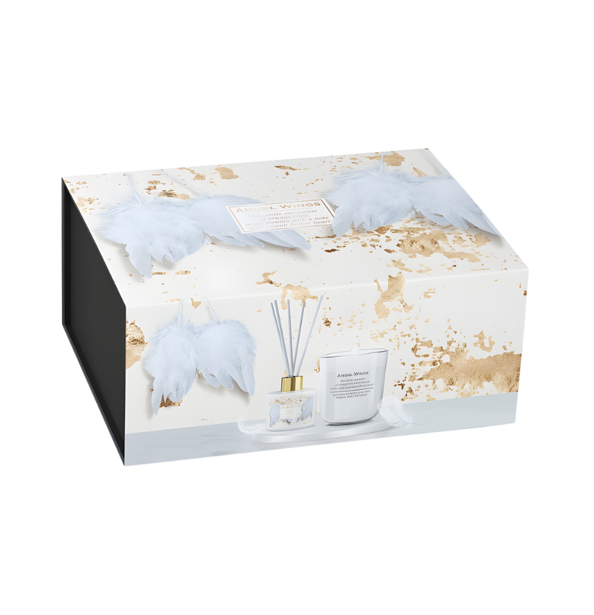 Spirituelles Geschenkset Angel Wings für Frauen – Best Bougie hochwertige Duftkerzen Kollektion