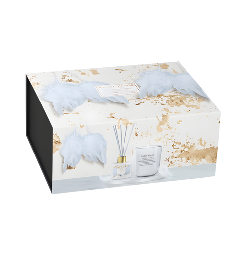 Spirituelles Geschenkset Angel Wings für Frauen – Best Bougie hochwertige Duftkerzen Kollektion