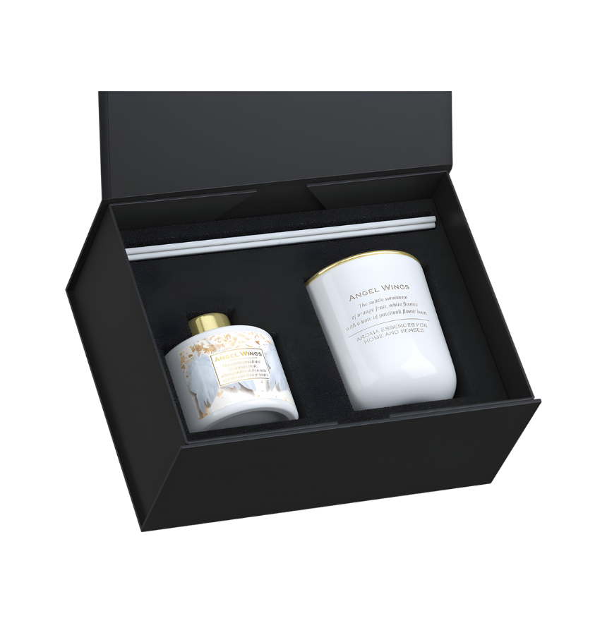 Spirituelles Geschenkset Angel Wings für Frauen – Best Bougie hochwertige Duftkerzen Kollektion